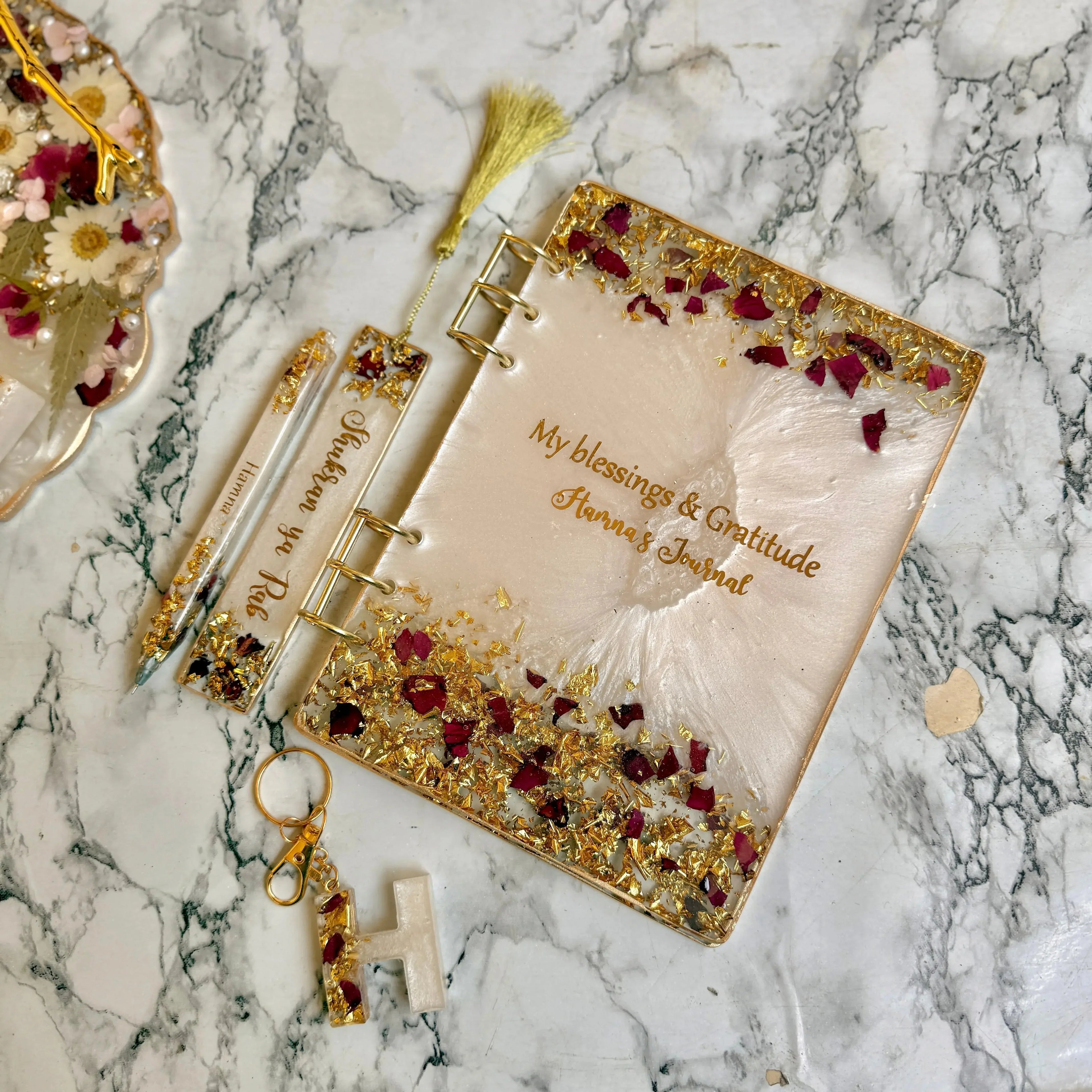 Resin Diary A5 Set Resin Art by Kainaat