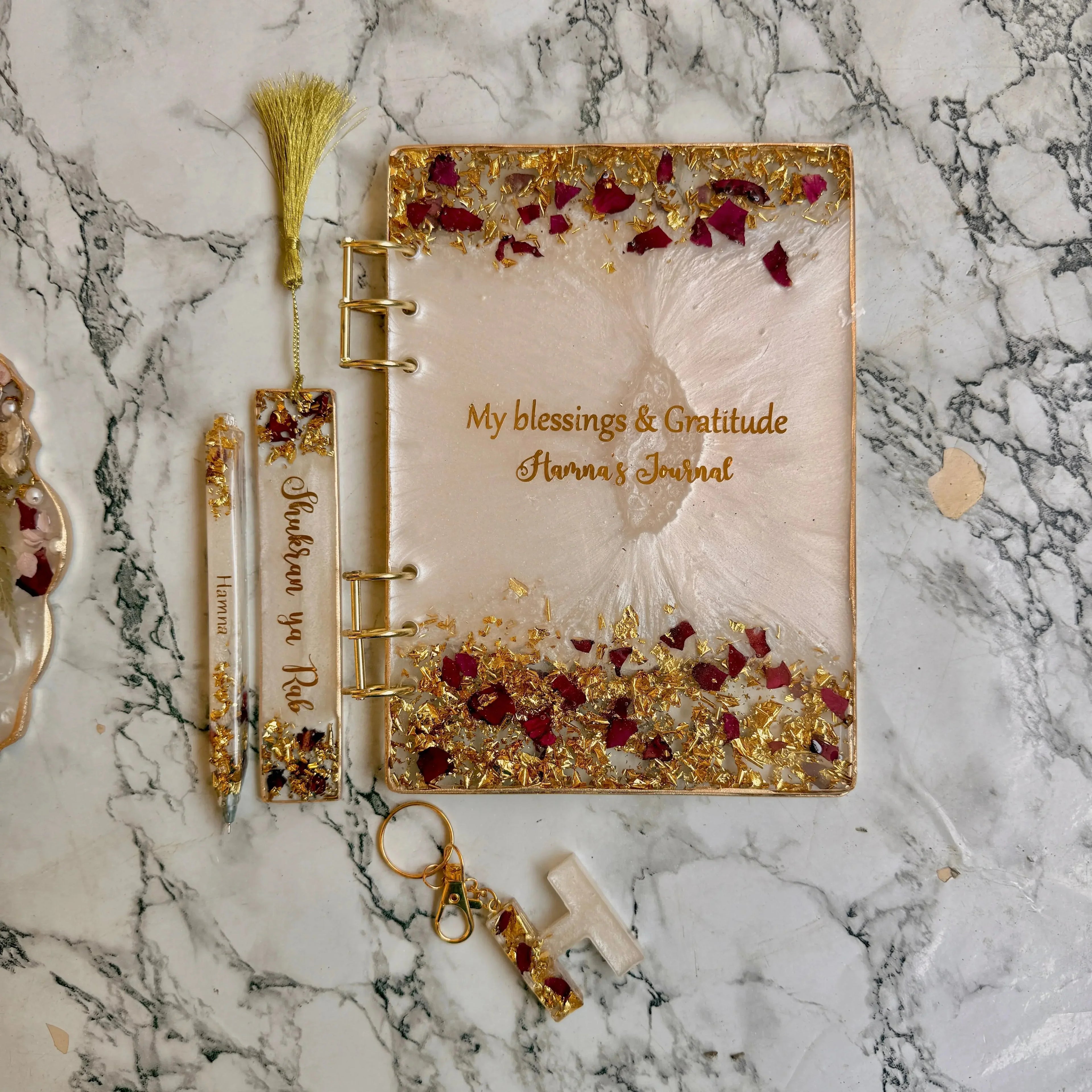 Resin Diary A5 Set Resin Art by Kainaat