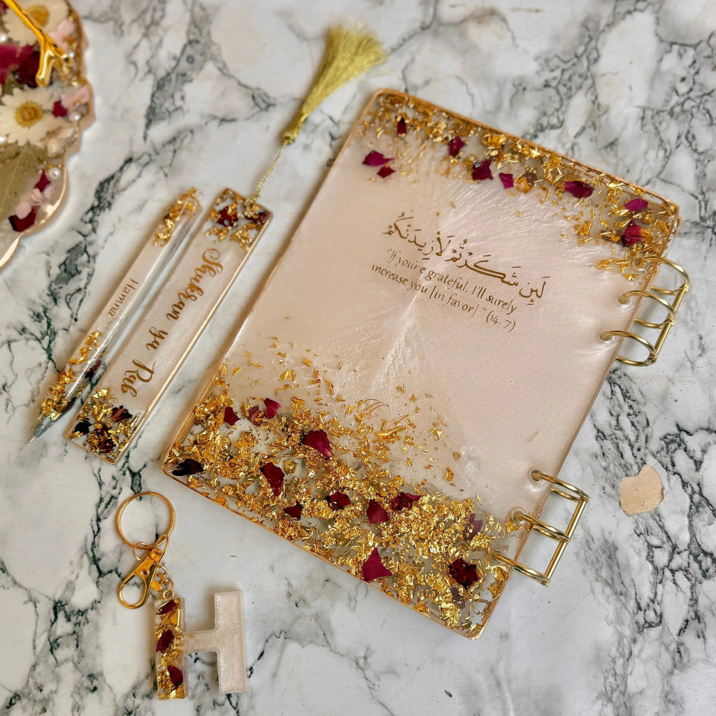 Resin Diary A5 Set Resin Art by Kainaat