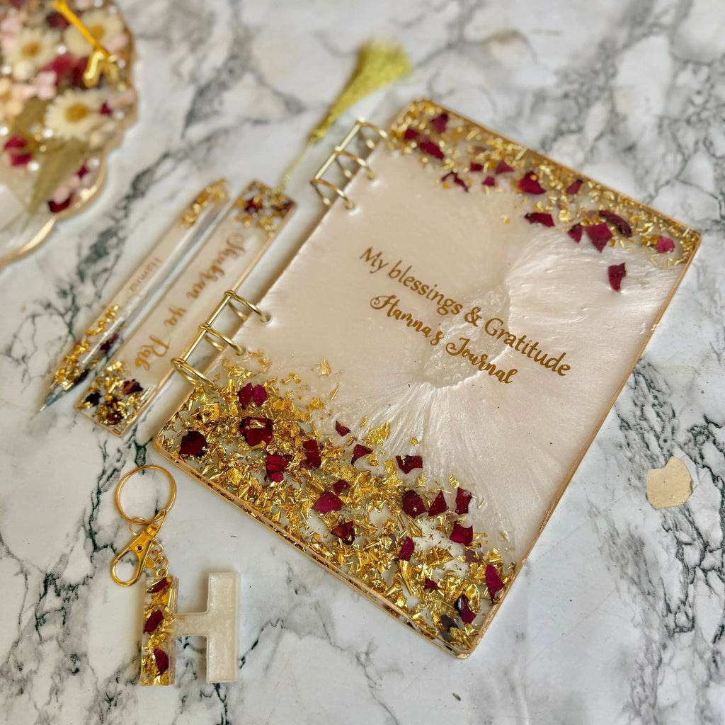 Resin Diary A5 Set Resin Art by Kainaat