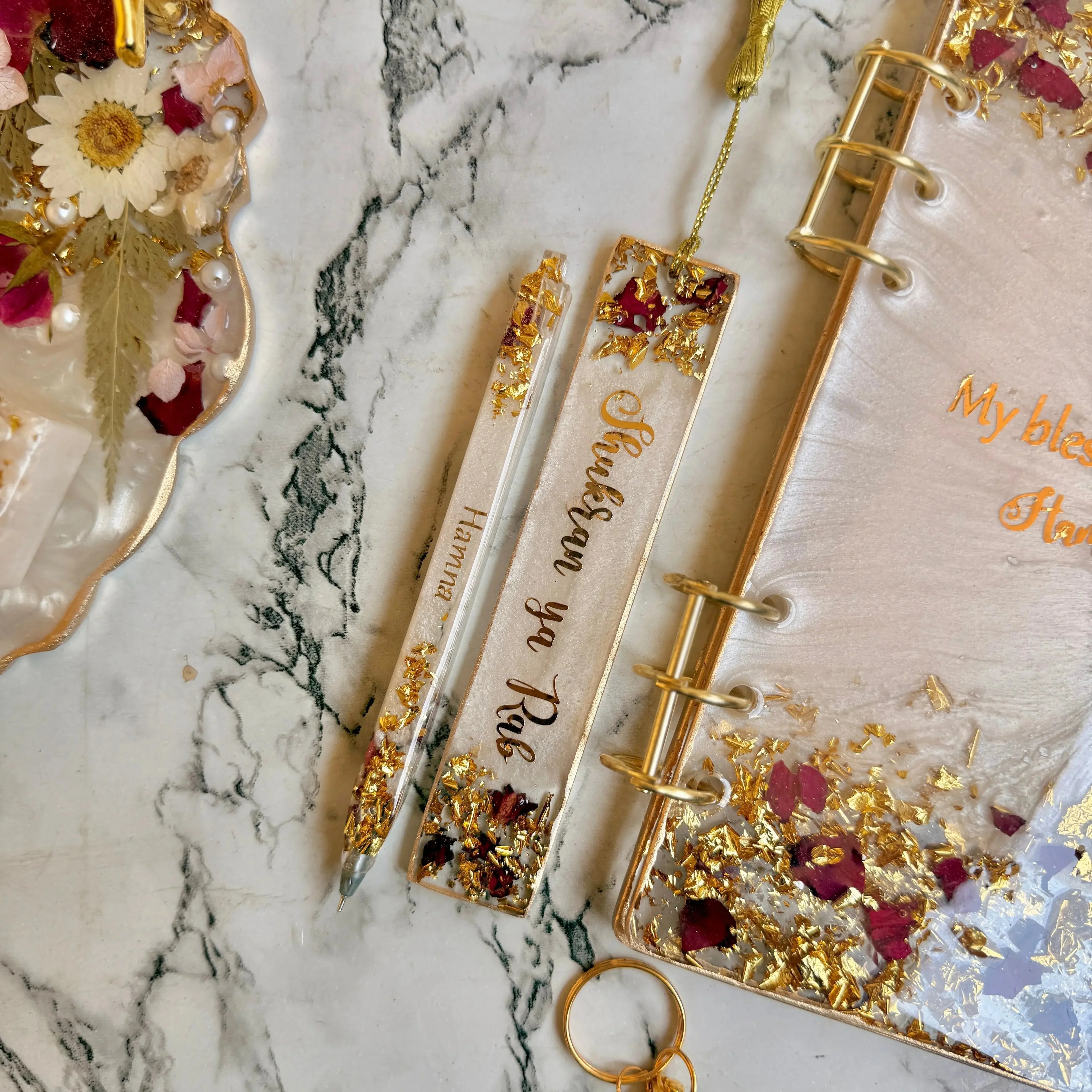 Resin Diary A5 Set Resin Art by Kainaat