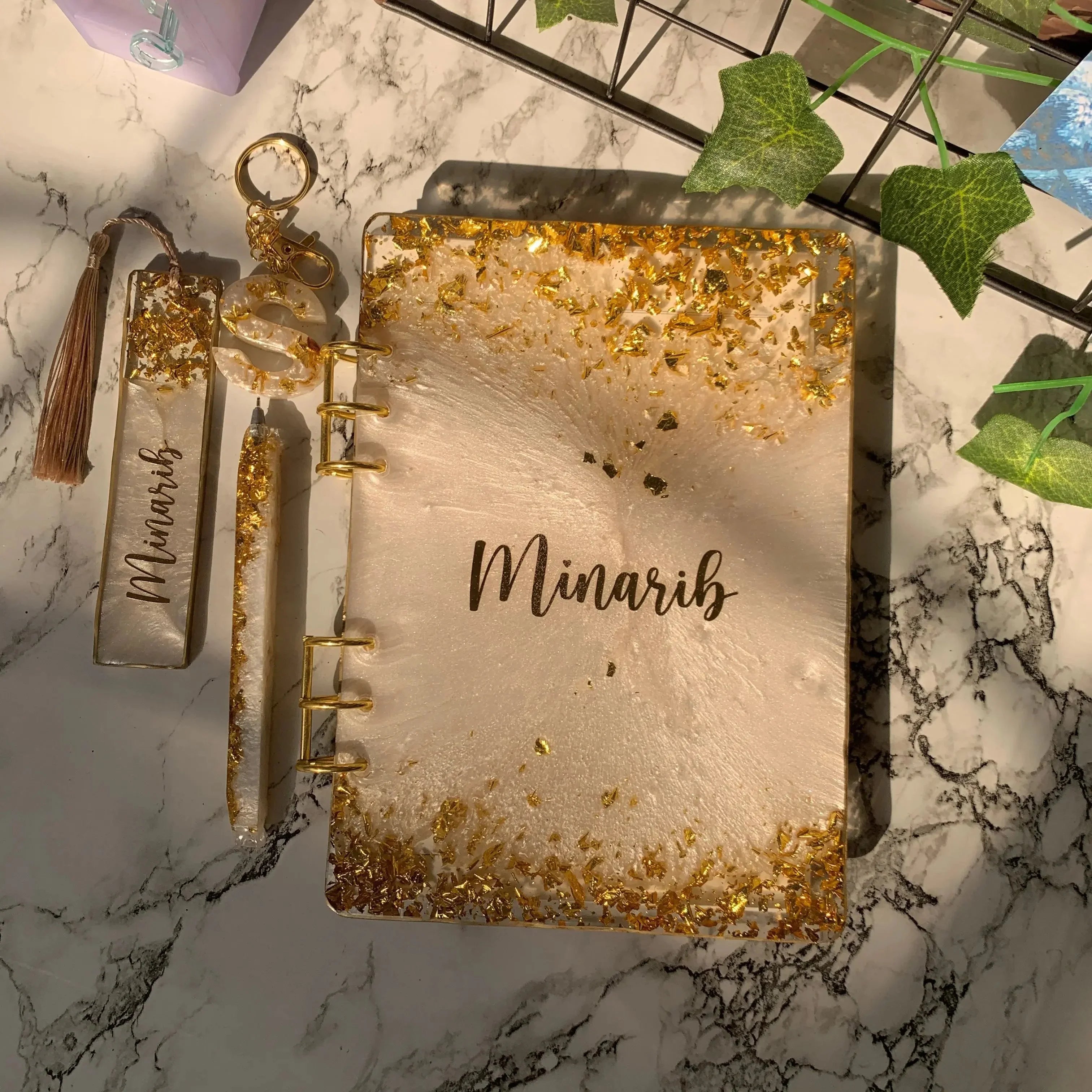 Resin Diary A5 Set Resin Art by Kainaat