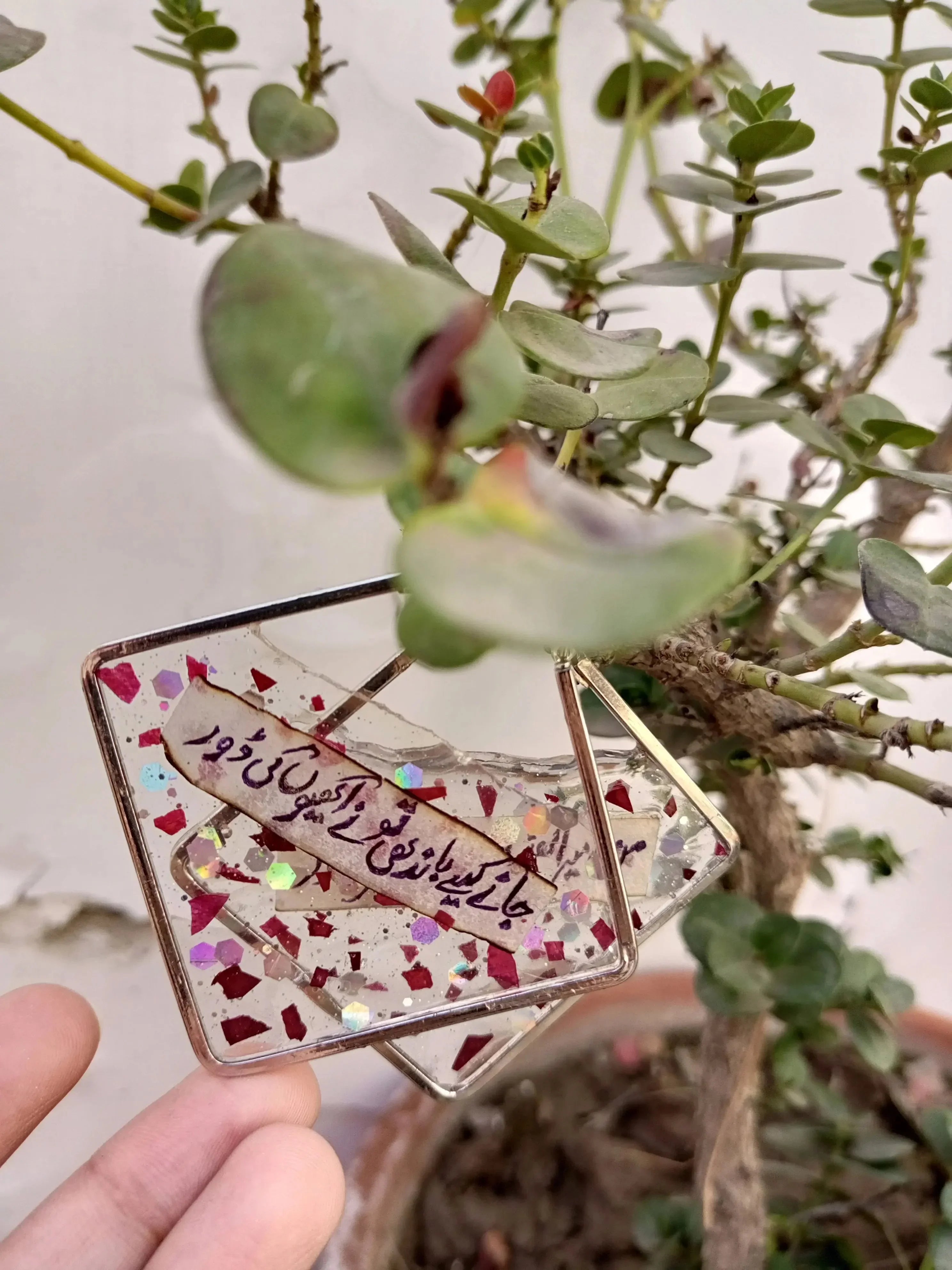 Flower Diamond Hoop Poetry Earrings My Store