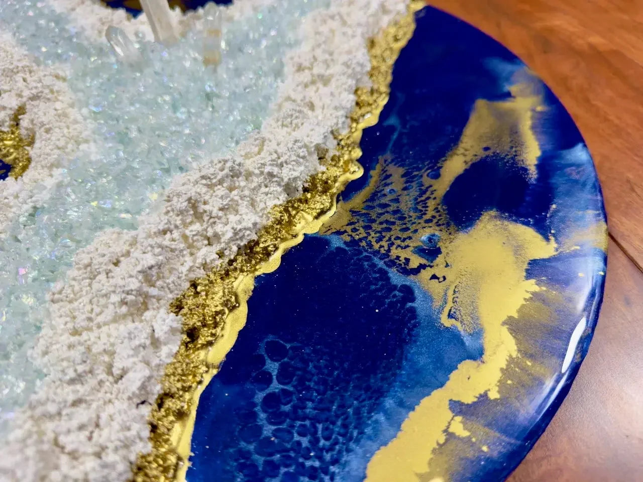 Blue Aura — Resin Art by Mariah 