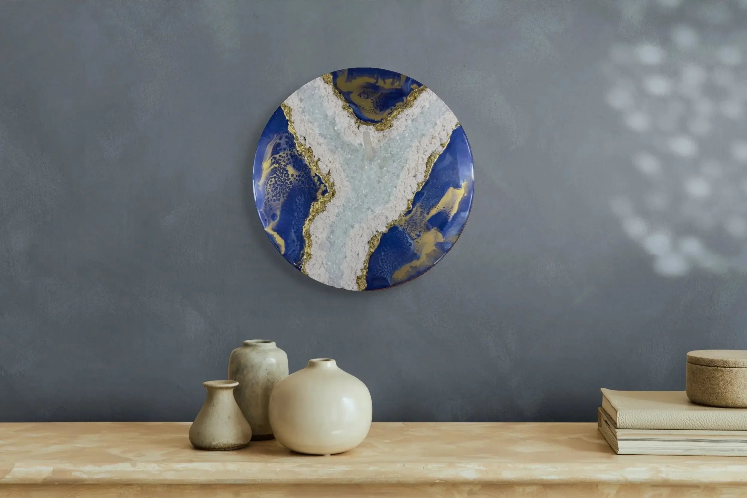 Blue Aura — Resin Art by Mariah 